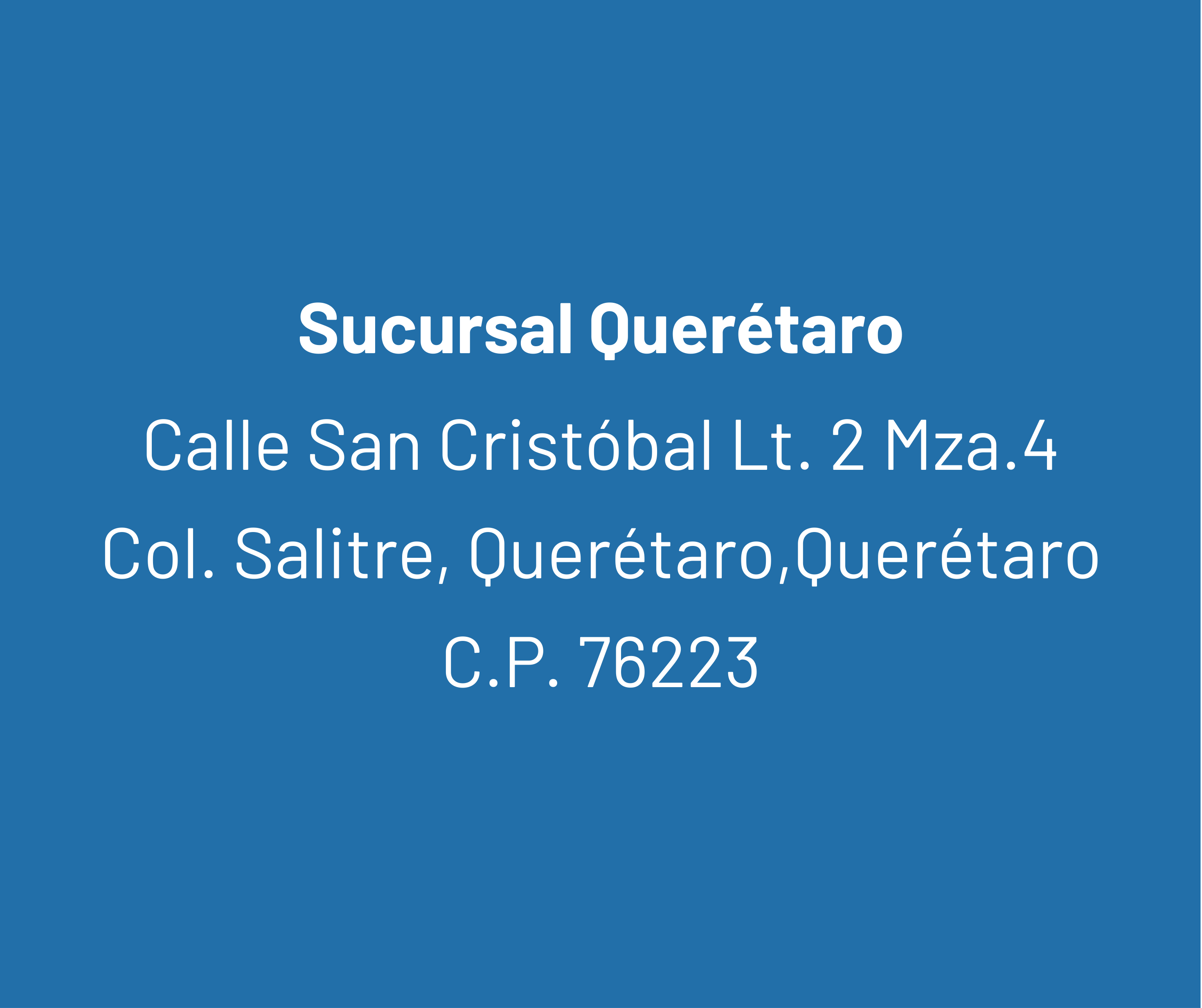 Sucursal Queretaro